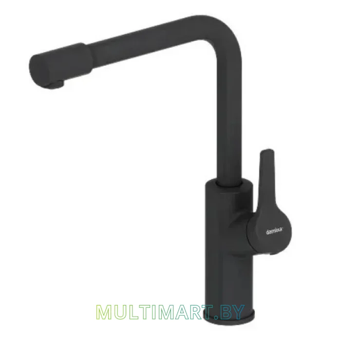 Смеситель Damixa Merkur 710770300 (черный матовый)
